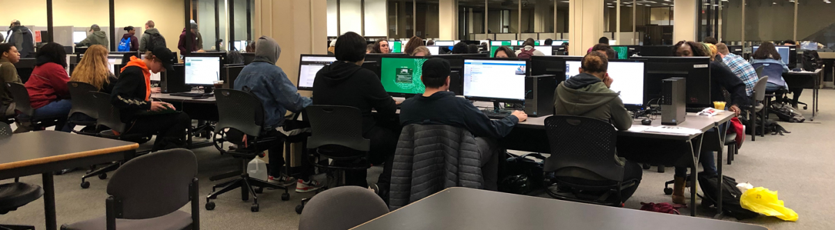 Computer lab in Willis Library